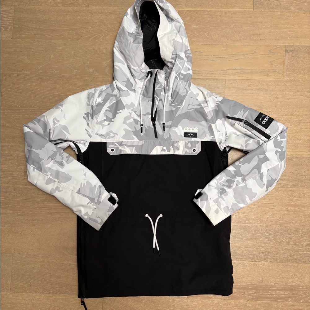 DOPE SNOW Annok Jacket - Black and White Camo